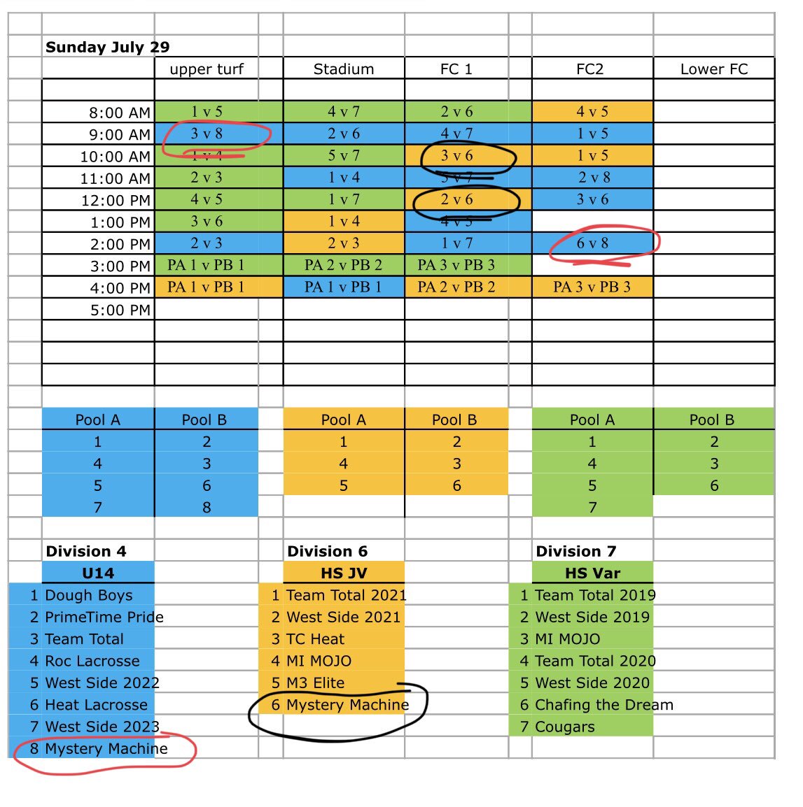 M_MLax's tweet photo. Here are the schedules and field map for tomorrow’s @tcheatlacrosse Invitational at @Rockford_LAX...Please don’t forget to fill out your waivers and give them to your coach 30 min before game time. https://t.co/Lfb4igAx5s… https://t.co/1s2lHDQQoj
