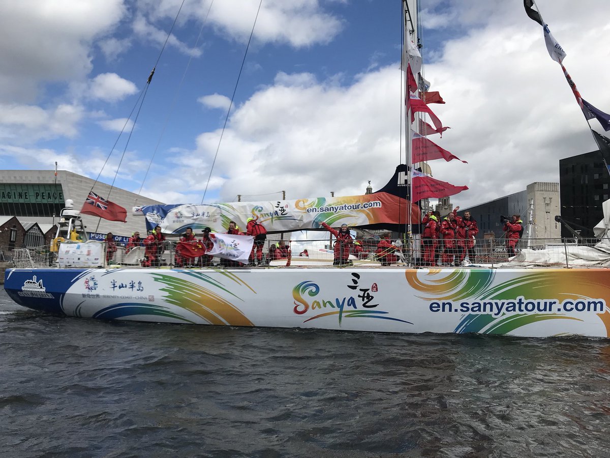 First vessel is in the docks!! <a href="/CultureLPool/">Culture Liverpool</a> <a href="/ClipperRace/">Clipper Round the World Yacht Race</a>