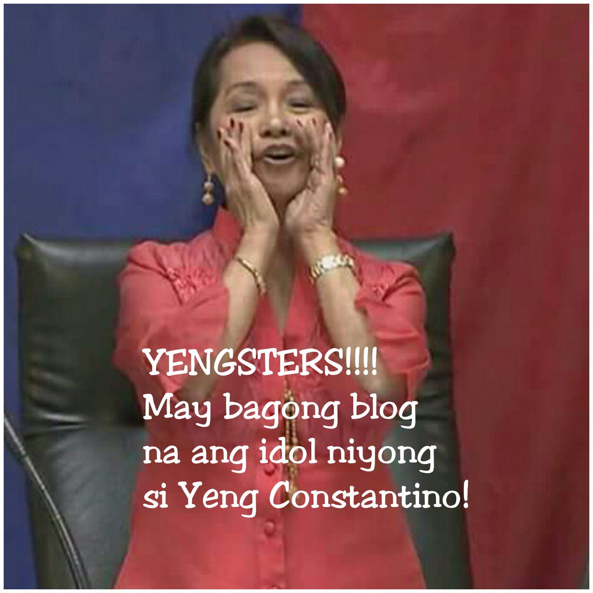 janiceLINEin's tweet photo. Ate @YengPLUGGEDin updated talaga si Madam Gloria Arroyo hahahaha https://t.co/53R5kXORsY