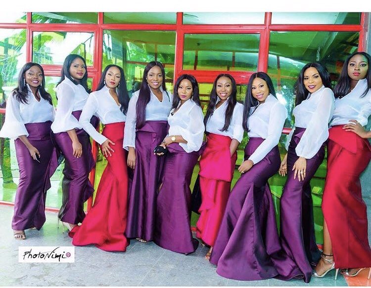 TWmagazineNG's tweet photo. These bridesmaids stepped out of the regular and gave us something different and unique 😍

Photo: @photonimi 
#twmagazineng #twwoman https://t.co/gT7UZDPDd6