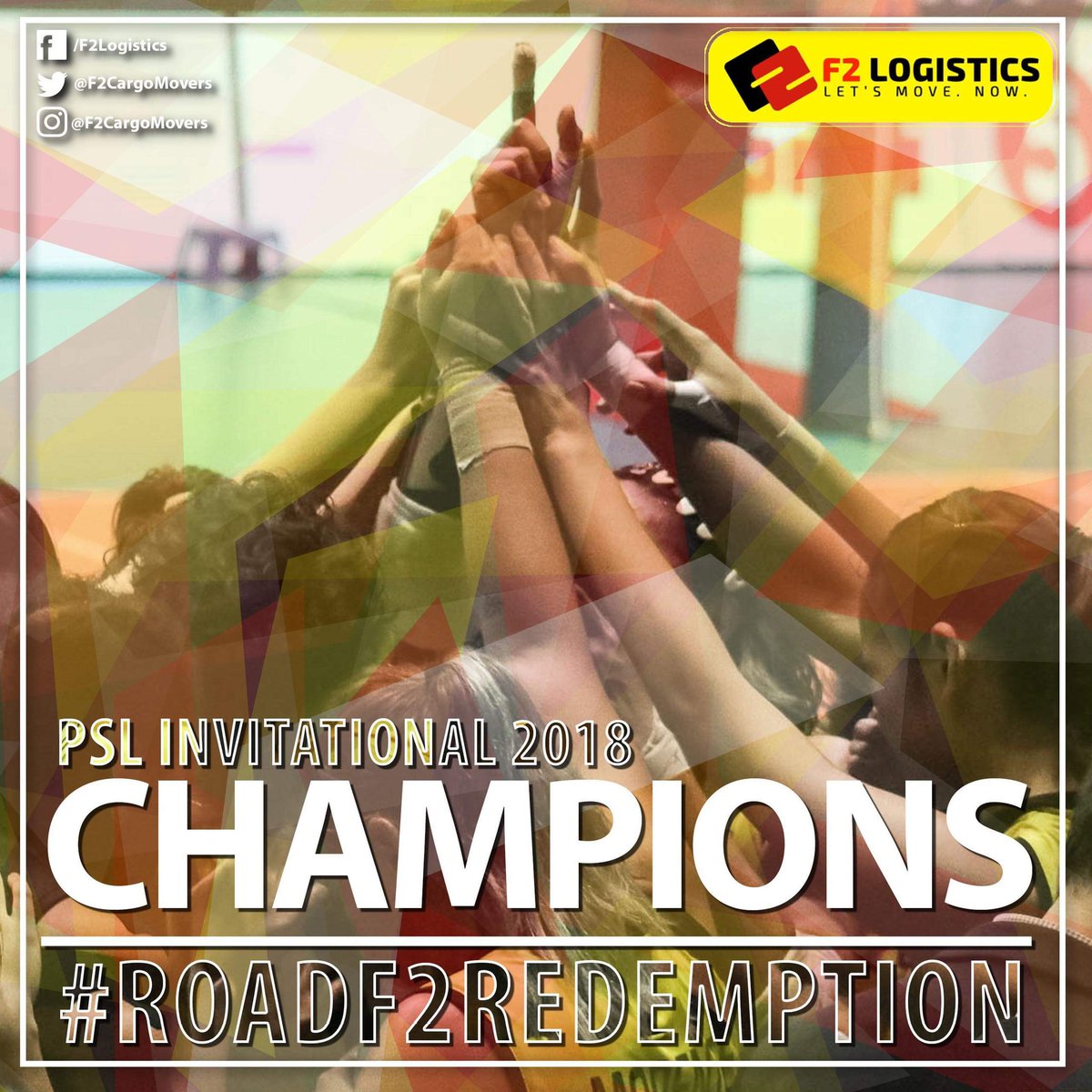 CHAMPIONS ONCE AGAIN! 💛❤💛❤💛❤

#F2Logistics #F2LogisticsCargoMovers #F2Fight #LetsMoveNow #PSLInvitationals #PSLonESPN5 #RoadF2Redemption