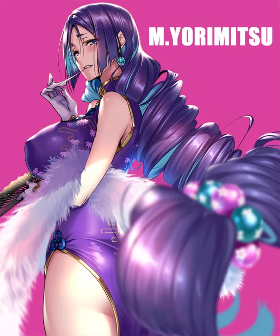頼光ママの英霊旅装が素敵すぎて気付いたら描いてた!
#FGO 