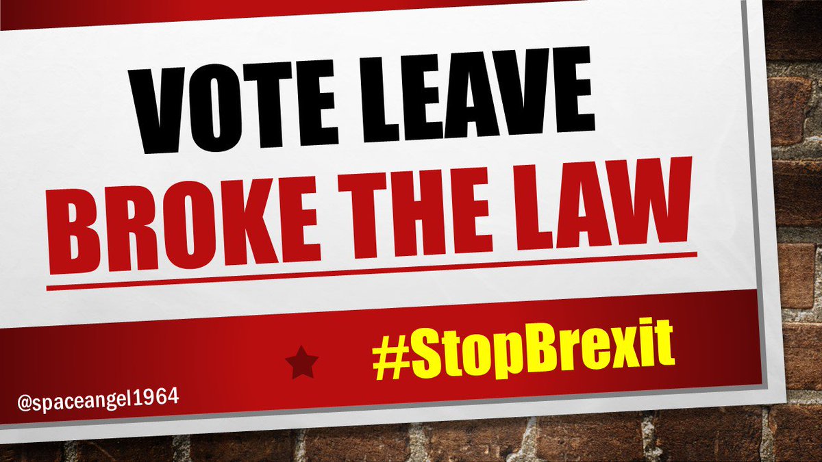 spaceangel1964's tweet image. To ensure nobody can claim not to know that #VoteLeaveBrokeTheLaw
Pls RT