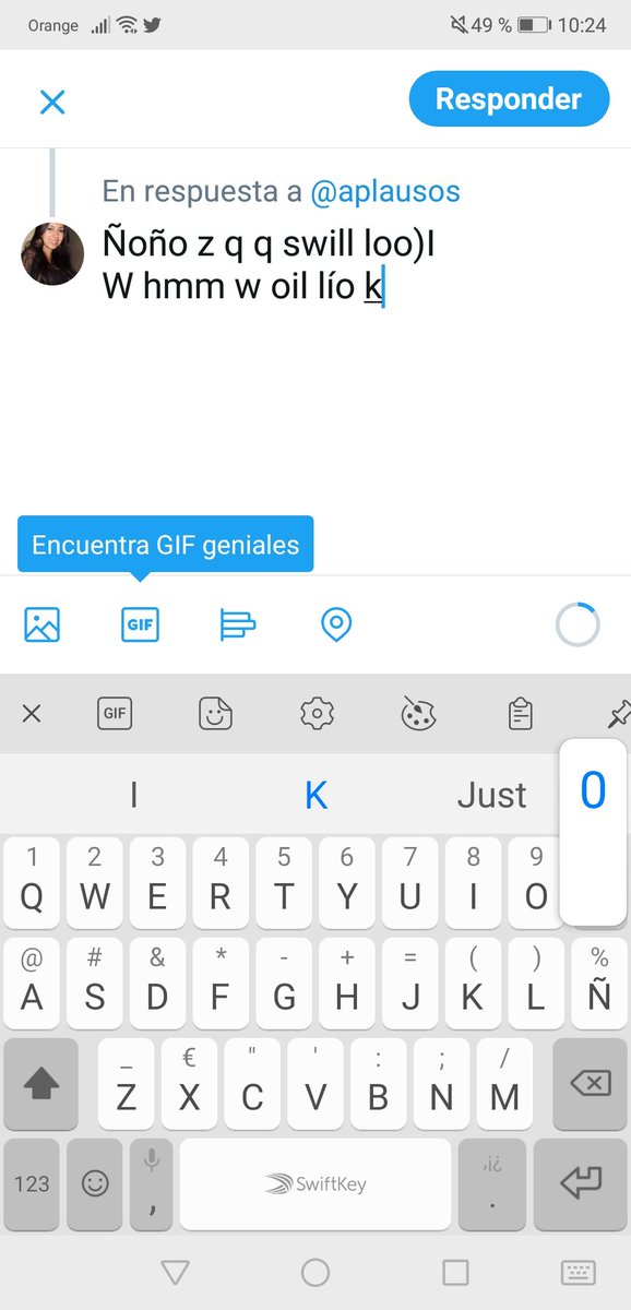 CMxiomy's tweet photo. Así me sorprende mi hija de 10 meses escribiendo a @aplausos 😍 https://t.co/3TGvyrg8RR
