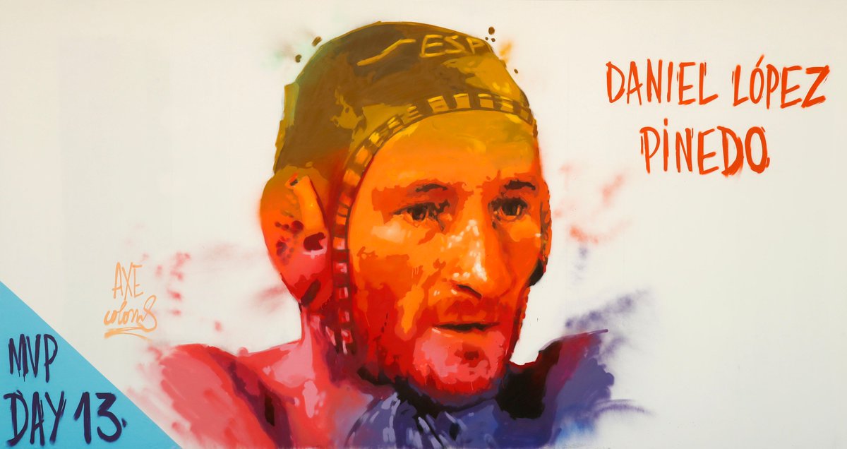 🎨 <a href="/dlpinedo/">Daniel López Pinedo OLY</a>, #WP2018BCN Day 13 MVP 🏆🇪🇸

Incredible work by the incredible <a href="/AXEcolours/">AXE COLOURS</a>! We are looking forward to seeing who will complete our walk of fame ⭐️
