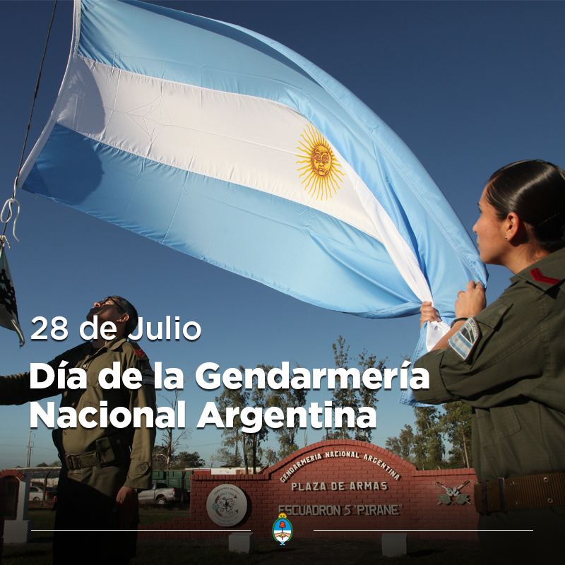 Saludamos a nuestros camaradas de la <a href="/gendarmeria/">Gendarmería Nacional</a> en su #80AniversarioGNA