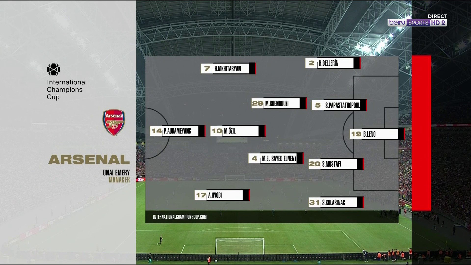 beIN SPORTS on Twitter: &quot;[📺LIVE] 🏆⚽️ #InternationalChampionsCup