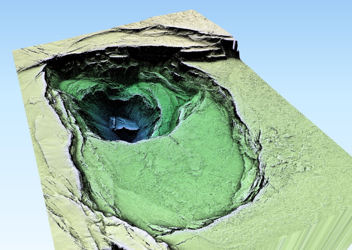 fikgm's tweet image. Here is the interactive 3D model on the web #TopoUSM + #Qgis2threejs with USGS July 2018 Kilauea LiDAR data. 
tmp.ikgm.net/Kilauea_HTML3.…