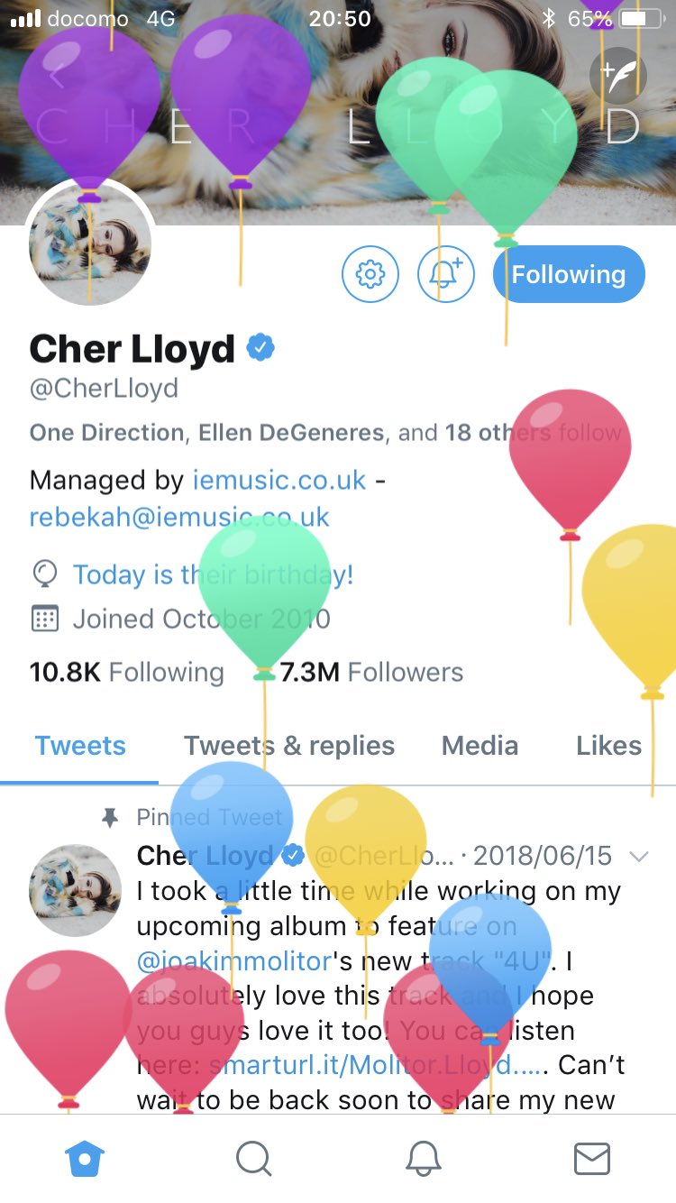   Happy Birthday  Cher lloyd  