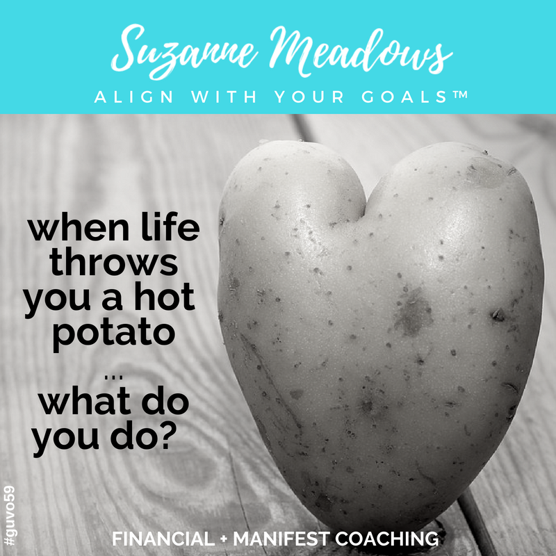 SuZanneMea's tweet photo. What to do when thrown a HOT potato? Handle your veggies + the dessert will follow! 
  #fiduciary #finances #brooklyn #financialcoach #theta #thetahealing #budget #finances #moneycoach #FinancialFreedom #thetahealingnyc #DreamTeam #manifest #inittogether #bestlife #Alchemy #rich https://t.co/WhEWyWb7Ow