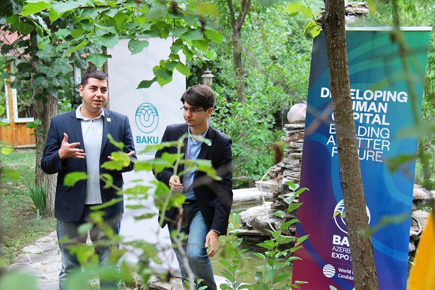 NurkhanBabayev's tweet photo. Our meeting with #children from #Sheki in order to promote #DevelopingHumanCapital in partnership with the Ministry of #Education. #BakuExpo2025 #EducationBus https://t.co/905HBUSR9K