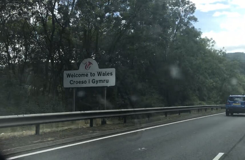 Gregpage6's tweet photo. Over the border and no rain - keeping fingers crossed #HelloWales https://t.co/mBzEWyIvuT