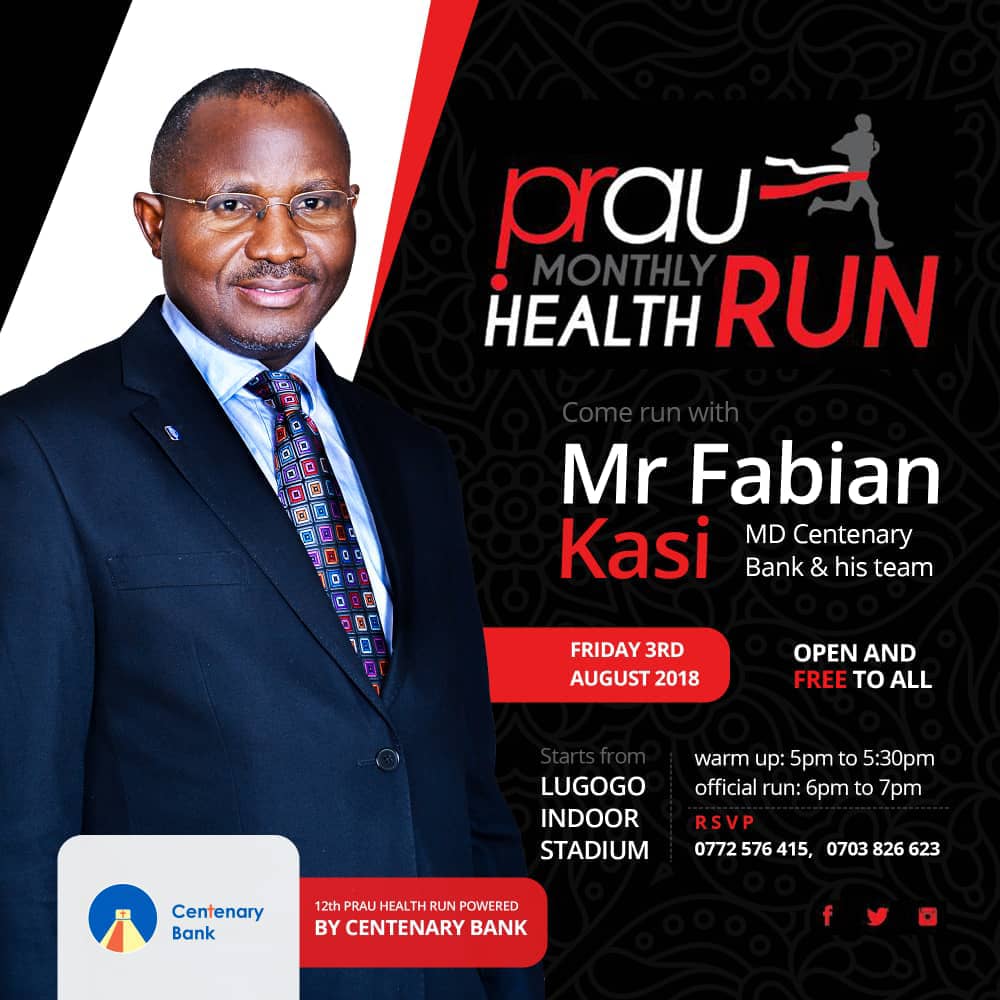 mediasurgeon's tweet photo. 5days to the August @PRAU_Uganda #Prauhealthrun. @dabirungi @PRWIB_Uganda @songacomms @RoyalWayMedia @cecilia_okoth @CentenaryBank @pamadongo @SimonKaggwaNjal @WhiteheadComm Are you coming? https://t.co/IggNDHdOg2 https://t.co/GwDeNRhtFe