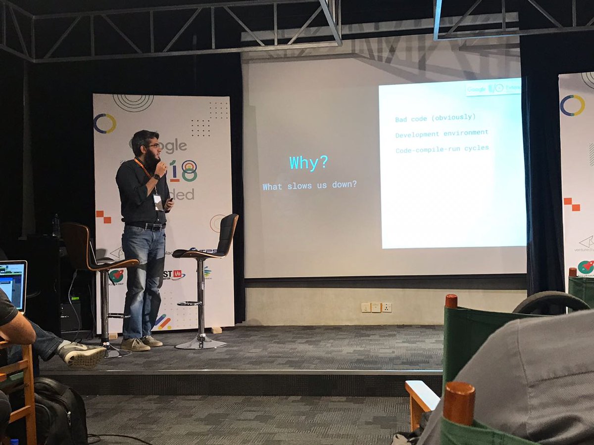 tpsworldwide's tweet image. At the extended version of Google I/O 2018 organized by @GDGKolachi, @aubykhan, is representing TPS and discussing how #Flutter enables developers to design cross-platform apps in record time.

#io18extended #GoogleIOExtended