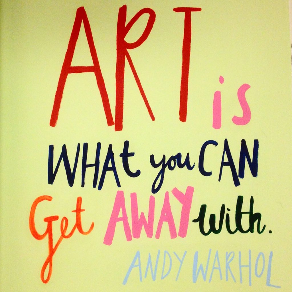lostsketchbook's tweet photo. #art #quote #andywarhol https://t.co/Pt1AcosgcF