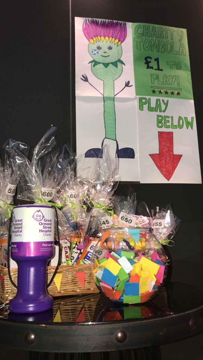 Come on down to <a href="/hubroyalmile/">hubroyalmile</a> and have a go at our tombola for GOSH!! Some tasty treats to be won🤤🍬🍫 #GOSHtombola #treatyourself #nigelthethistle @davidmuiredin @Pash53885142 <a href="/paddymooner/">Patrick Mooney</a>