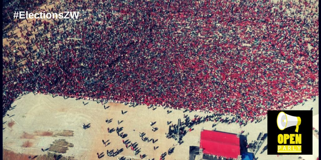 Happening now: 
MDC Rally at Freedom Square in Harare

#ElectionsZW 
#LetsGoVoteZW