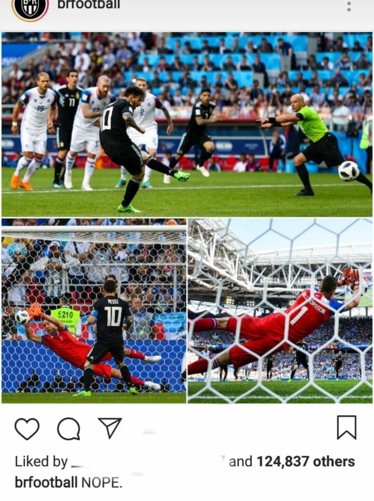 Messiquotes_MQC's tweet photo. When #Messi missed a penalty and when #Ronaldo missed a penalty in #WorldCupRussia2018.
#biasedreport for a reason.
#br_doing_pr_for_cr #crfundingbr https://t.co/zs3B6iywsI