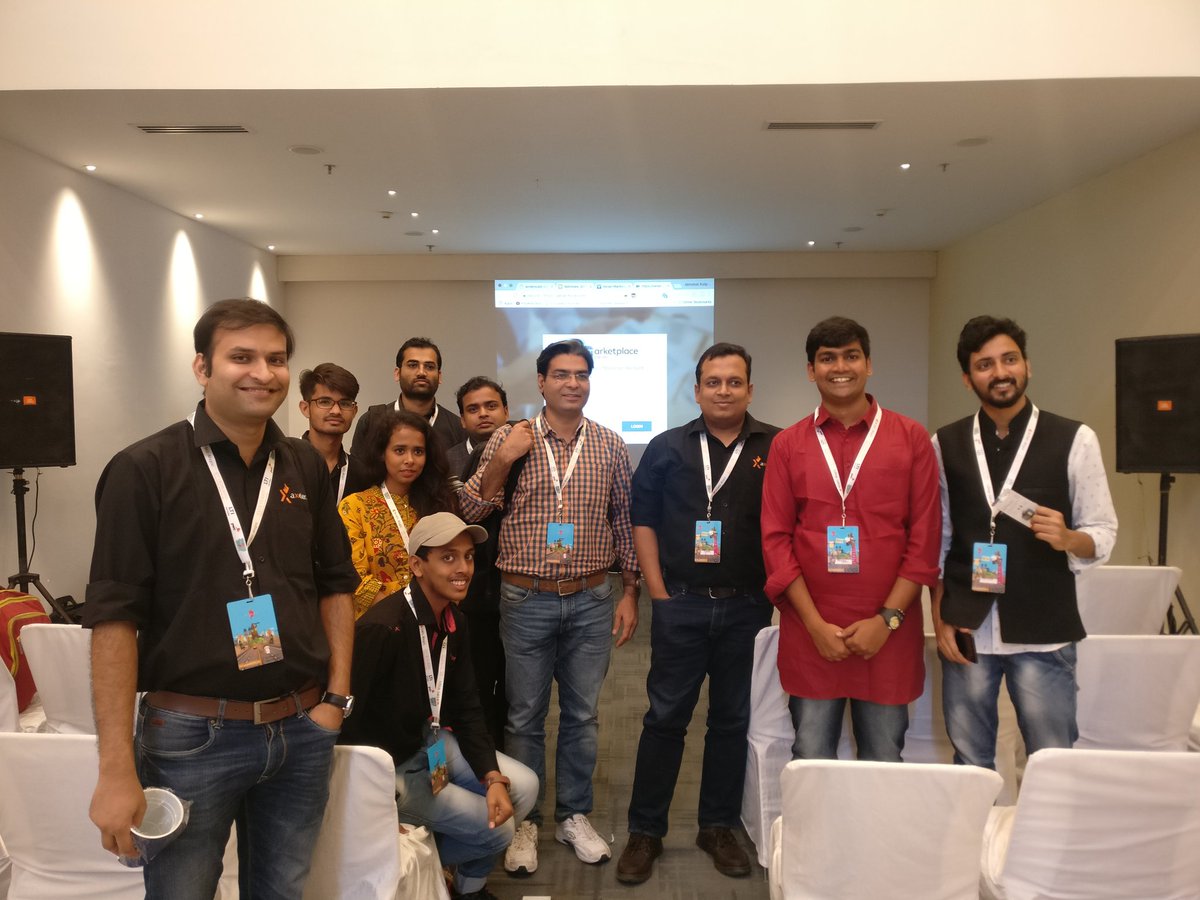 AbhikoliK's tweet photo. Nothing more happier than witnessing all these wonderful people waiting way past lunch time just to ask questions about your session #SessionDone #JDF18 @jaipurdevfest @NeetuBansal5 @OscarTsolutions @SambodhiTechSol @sonika_sfdc @RadhikaBansalSF @RupeshBhatia85 @gauravkheterpal https://t.co/MXlR9ceSYH