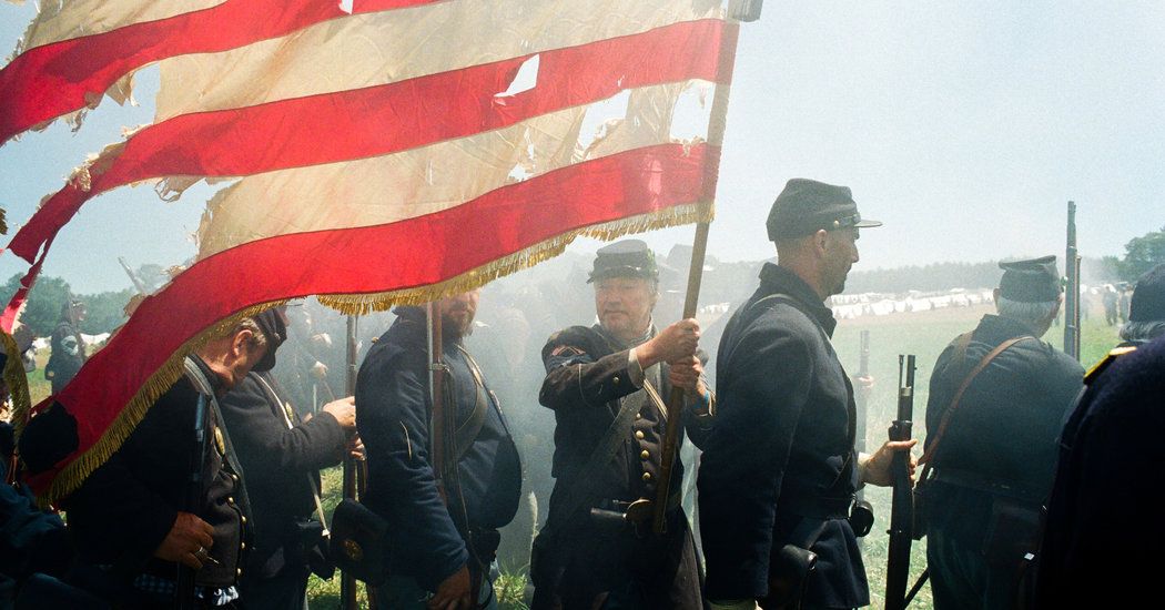 NeilSilberman's tweet image. Fascinating piece on the changing sociology of commemoration modes: The Decline of the Civil War Re-enactor nyti.ms/2LsDNex