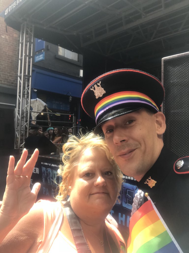 sheriffsguards's tweet photo. Such a great time today #nottspride @SheriffNottm. https://t.co/6EjJSJ8gJd