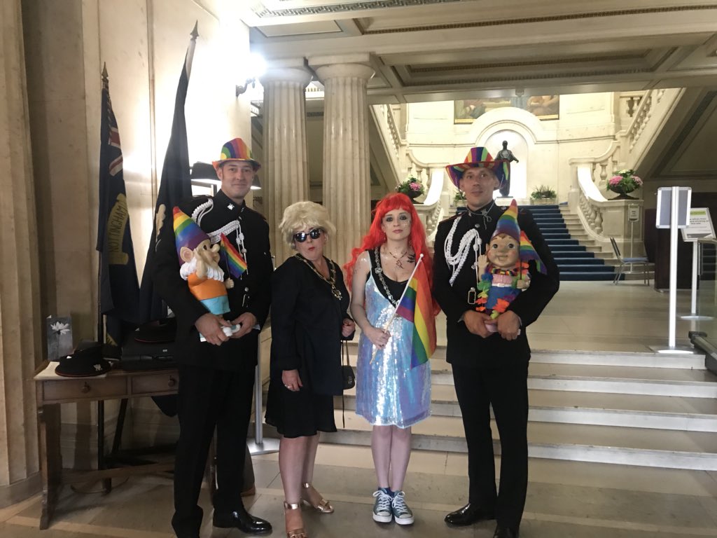 Such a great time today #nottspride <a href="/SheriffNottm/">SheriffofNottingham</a>.