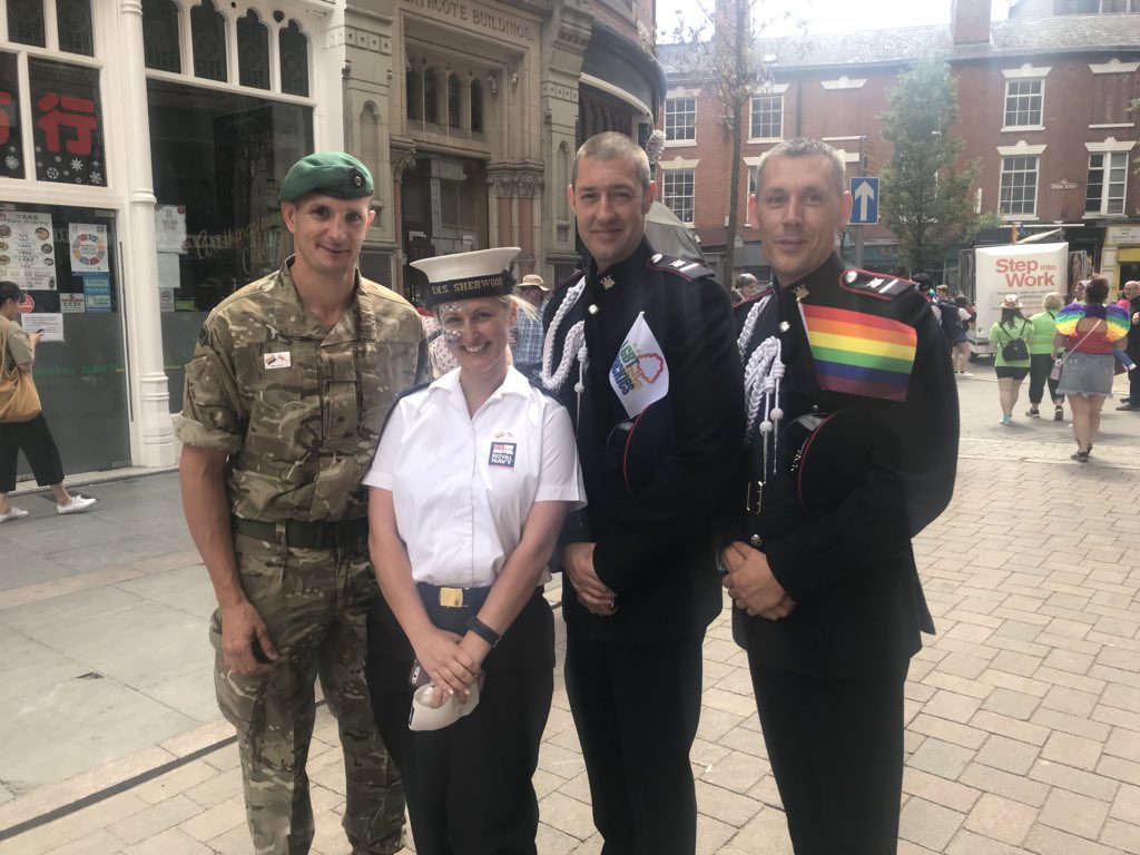 sheriffsguards's tweet photo. Such a great time today #nottspride @SheriffNottm. https://t.co/6EjJSJ8gJd