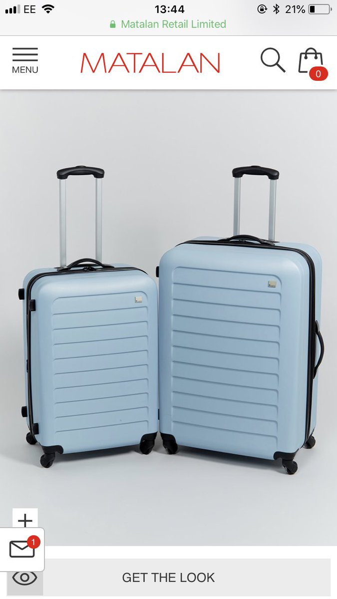 avm1991's tweet photo. @MatalanHelp Helloooo is it likely you will be getting this suitcase back in stock but in the pink please? https://t.co/gvsFY09LuS