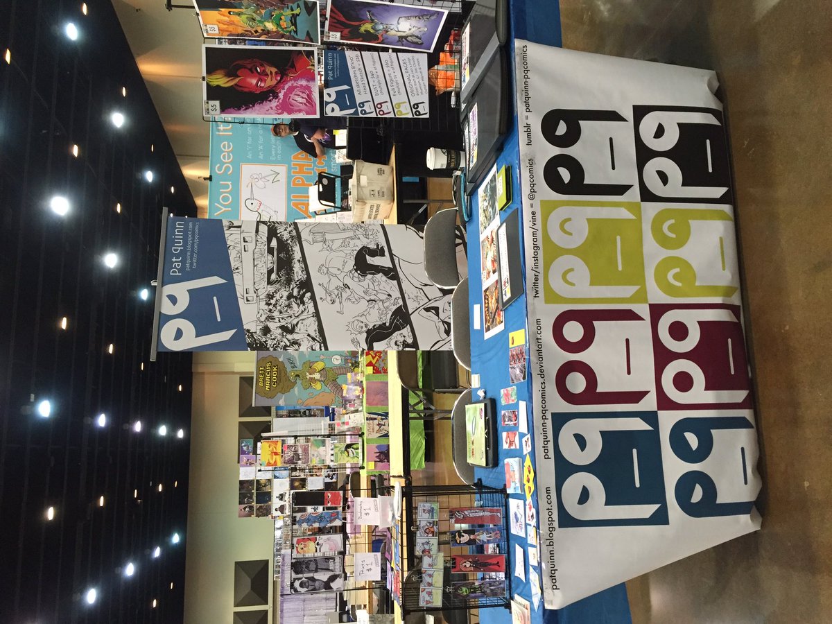pqcomics's tweet image. We&apos;re here #robcon2018 right across from the main stage. #robcon @RobConBristol