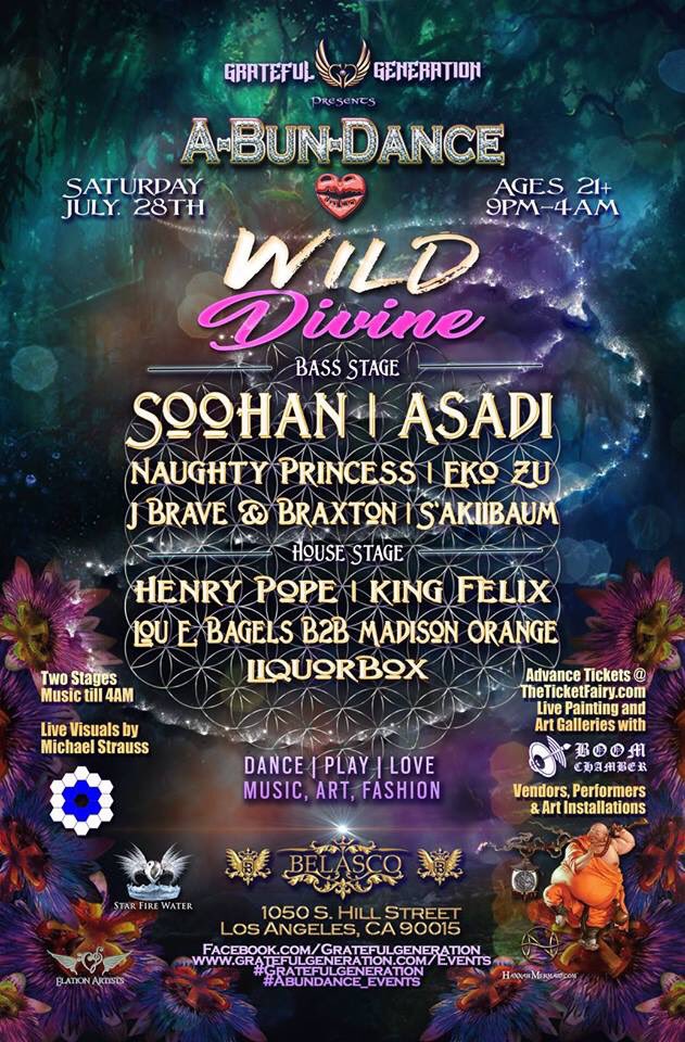 tonybanhkenobi's tweet image. Tonight A-Bun-Dance @belascola celebrating founder Chris Jackson’s birthday ft @soohansoohan @ekozumusic @Naugh1yPrincess @dannyasadi @sakiibaum @HenryPopeMusic @KingFelixMusic @louebagels B2B @MadisonOrange @DJLiquorBox ++
Come shake it wit us 9pm-4am #LA
facebook.com/events/4048459…