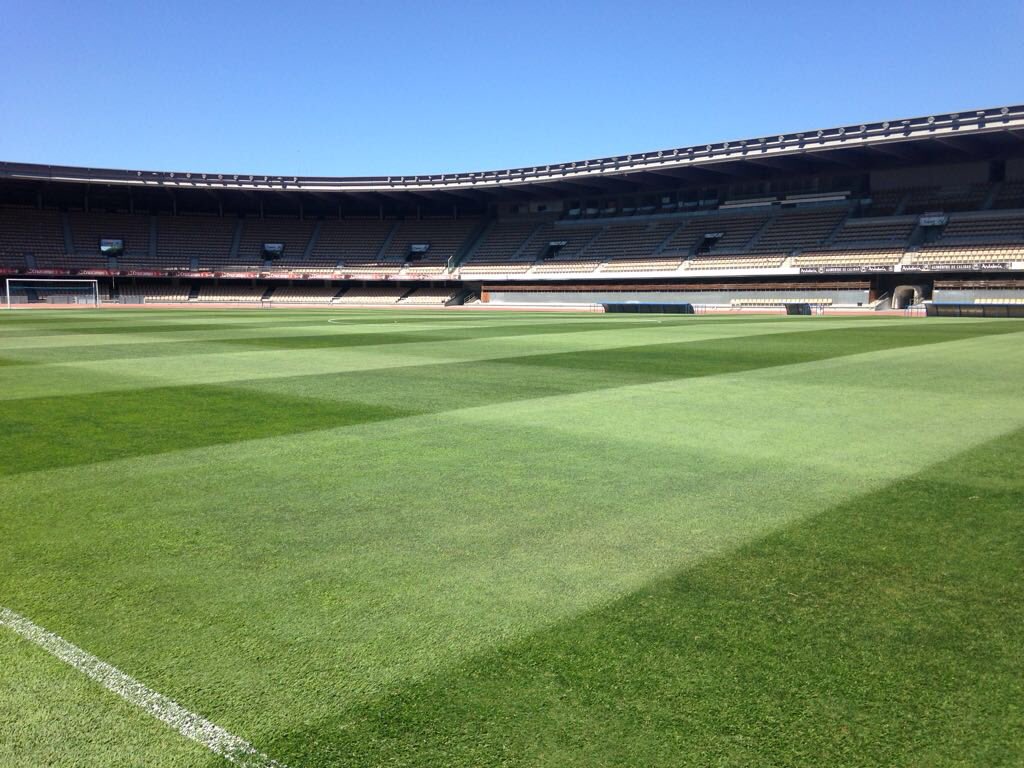royalverd's tweet photo. Hemos preparado el césped🌱 del Estadio de Chapín para el amistoso del @RealBetis vs @LOSC_ES @royalverd ⚽️ https://t.co/IYqxkGlzNX
