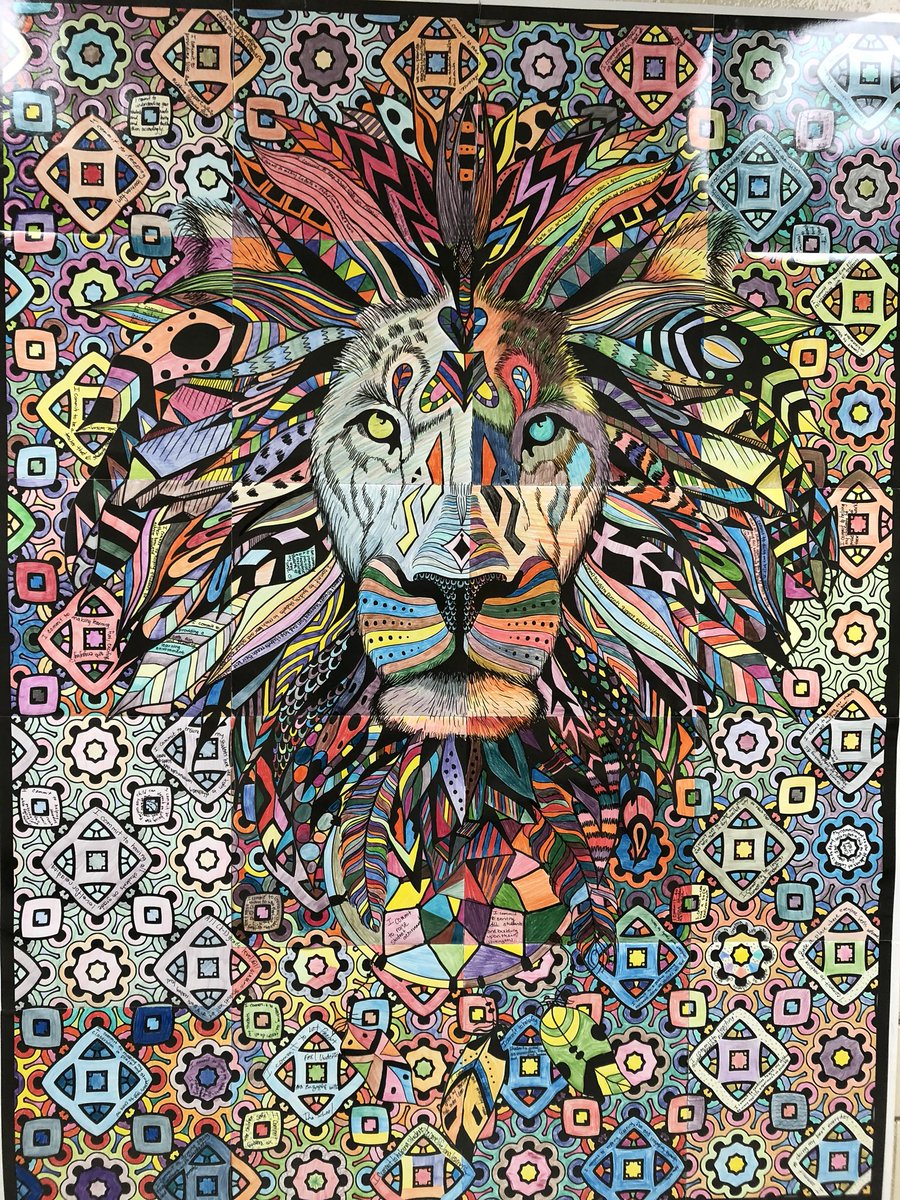 LaBelleESLions's tweet image. As an @CobbSchools #artsintegration school we strive 2 use engagement strategies through the lens of the arts. This applies to staff learning as well! Our #collectivecommitments 2 our families are written w/in the design on this lion. #EngageCobb #lovetoleadhere #lionpride
