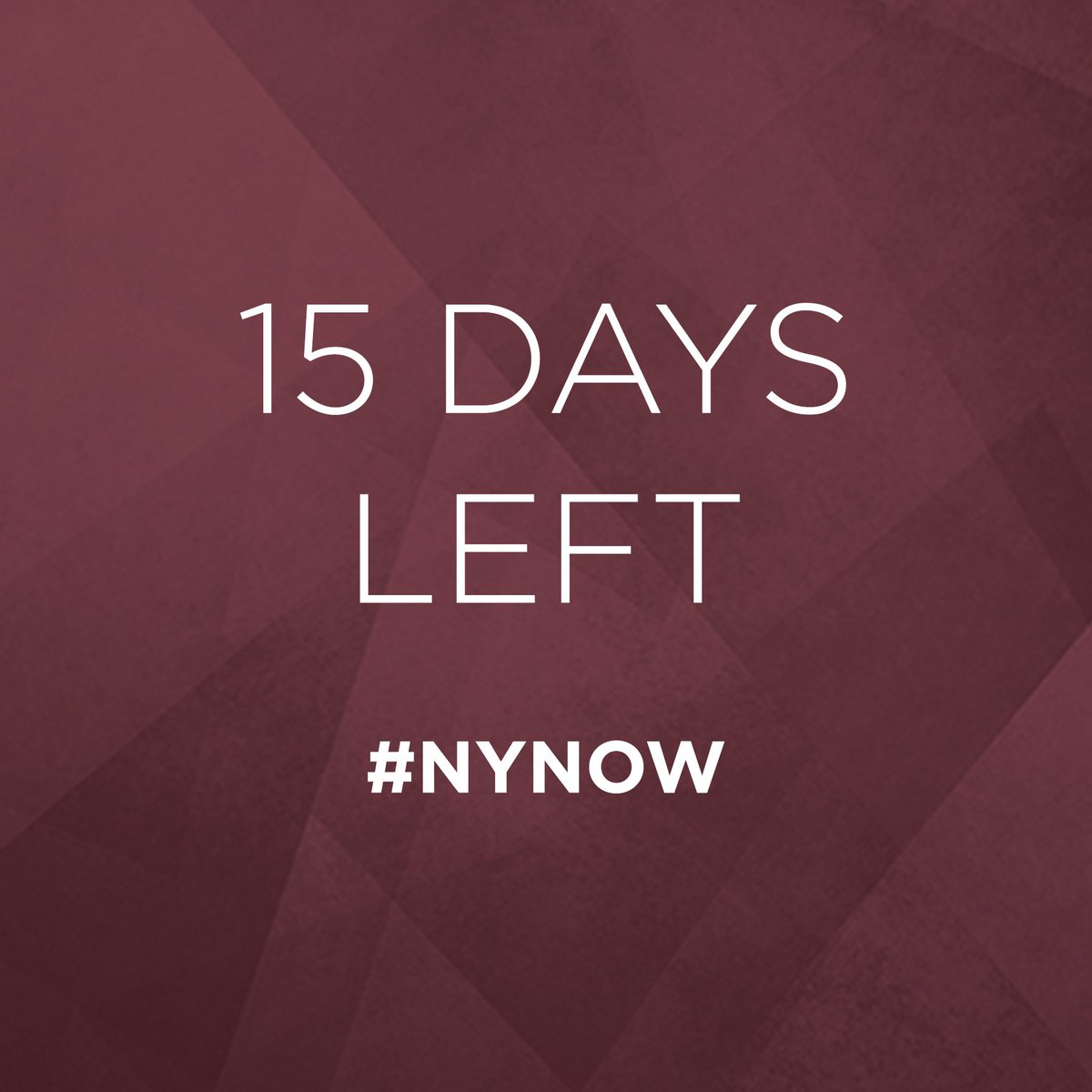 nynowmarket's tweet photo. Discover a new NY NOW in less than 15 Days! Learn more: https://t.co/nQyQGsfED2
.
.
#NYNOW #Wholesale #Tradeshow #NYC #GoodBetter https://t.co/uUAmRFQPsT