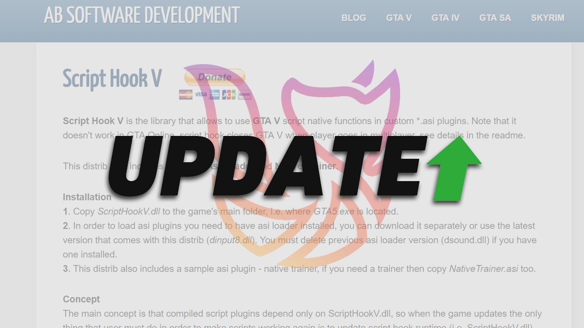 script hook v ab software development script hook v ab software development