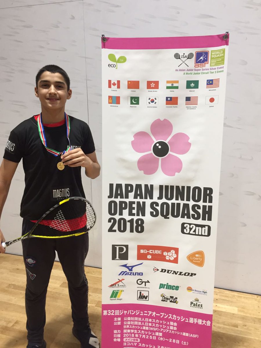 Uzivatel X E E H A N Na Twitteru Pakistan S Muhammad Huzaifa Ibrahim Wins Gold Medal In Japan Junior Open International Squash Championship After Beating Akifumi Murakami Hong Kong 11 0