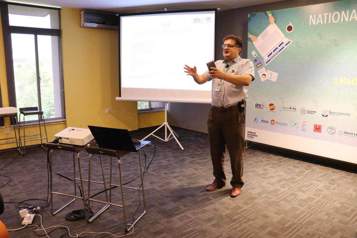 nic_islamabad's tweet photo. Zulfiqar Qazilbash, Managing Partner at Islamabad Consulting, is running an activity based session on “Tips for running an education startup in Pakistan” at #NICHacktivate.
#RiseWithNIC #Hacktivate #HackToEducate https://t.co/OSqOWu8Jl1