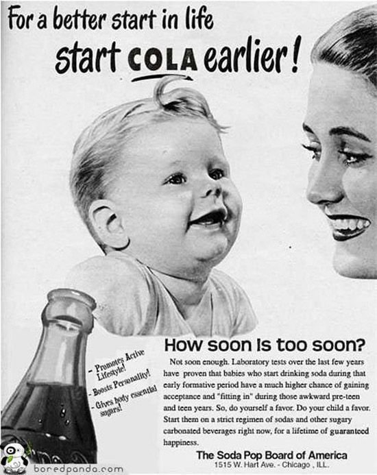 Vintage addvertisment is this any different than #formulamilk and #baby #cereal  companies promote thier product as natural and benificialy superior to #breastfeeding and unprocessed food?
#protect #promote #breastfeeding #naturaldiet
