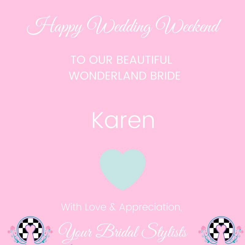 Happy wedding weekend to this beauty! ❤️ #SayYesToWonderland #WonderlandBridal #WeddingWeekend #SummerBride #JulyBride #SummerWedding #JulyWedding