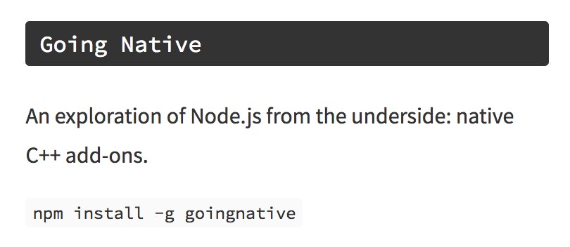 Dan Dan the Paz-Soldan (@danpazsoldan) on Twitter photo Good morning <a href="/NodeSchoolDC/">NodeSchool DC</a>! ☀️
For anyone who's interested in trying something a little different I'll be going through the goingnative workshopper to learn about writing native node bindings.
See you at <a href="/ArcadiaPower/">arcadiapower</a> at 1pm! meetup.com/node-dc/events… Good morning <a href="/NodeSchoolDC/">NodeSchool DC</a>! ☀️
For anyone who's interested in trying something a little different I'll be going through the goingnative workshopper to learn about writing native node bindings.
See you at <a href="/ArcadiaPower/">arcadiapower</a> at 1pm! meetup.com/node-dc/events…