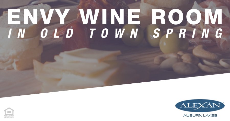 AlexanAuburn's tweet photo. Enjoy a special night out in #OldTownSpring at #EnvyWineRoom when you make #AlexanAuburnLakes your new #luxuryapartmenthomeinSpringTX https://t.co/Y8bMCrSNCi https://t.co/uFOcEkZ4bT