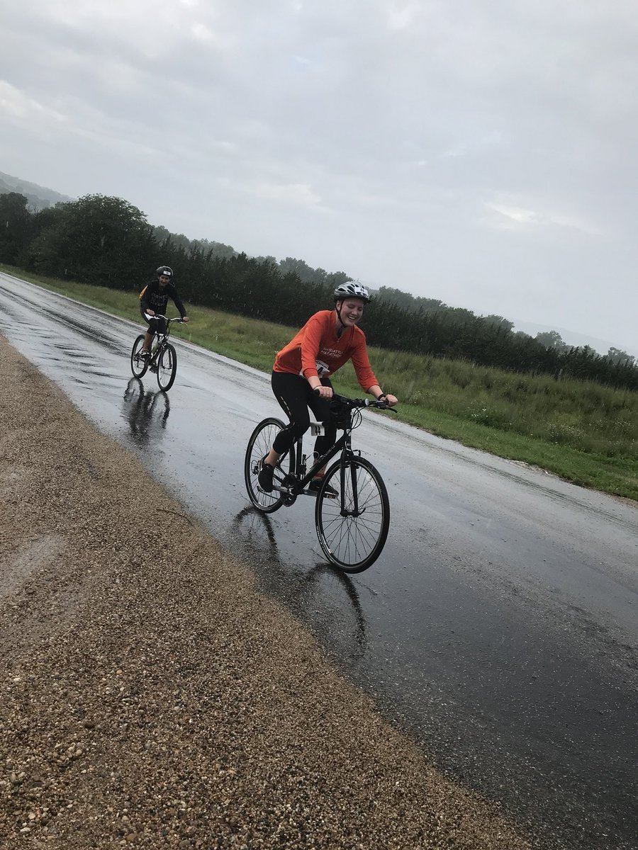 Rain won’t stop this crowd! #CroftonDamRace