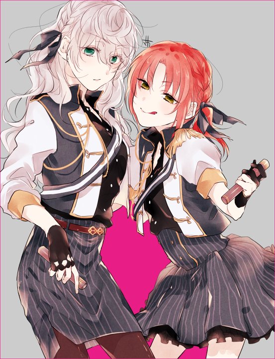 sawari_makuri's tweet photo. ！注意　どうしても描きたかったのでヨタ先生(@ki_ytA)の描かれたお衣裳お借りしてにょいずとにょれお描いた https://t.co/6qdMYJgqU5