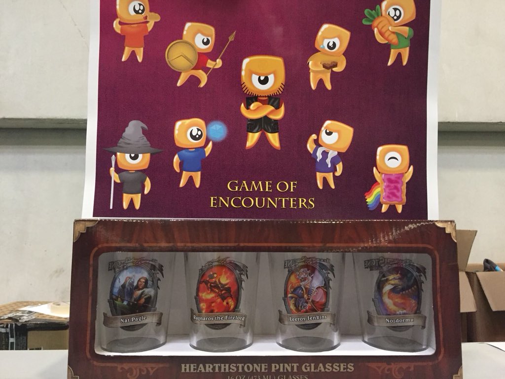 euskalencounter's tweet photo. #GAMEOFENCOUNTERS | ¿Queréis llevaros estos vasos edición limitada de #Hearthstone? 😎 ¡Más información en la intranet! #EE26 https://t.co/4W5trwKDH7