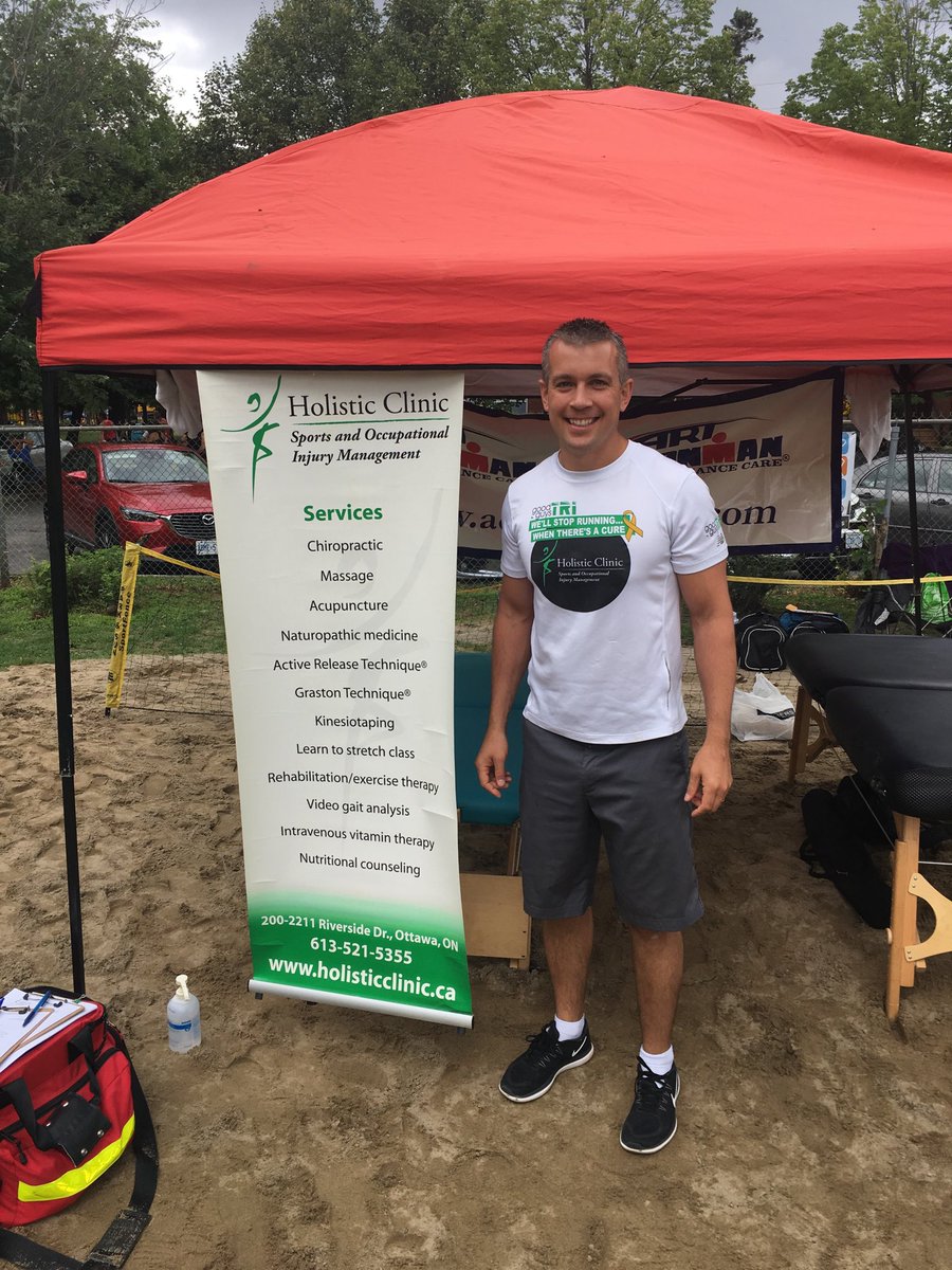 HolisticTroy's tweet photo. ⁦@OttawaSSC⁩ setting up shop to treat the volleyball players https://t.co/gIiJsuXmXy