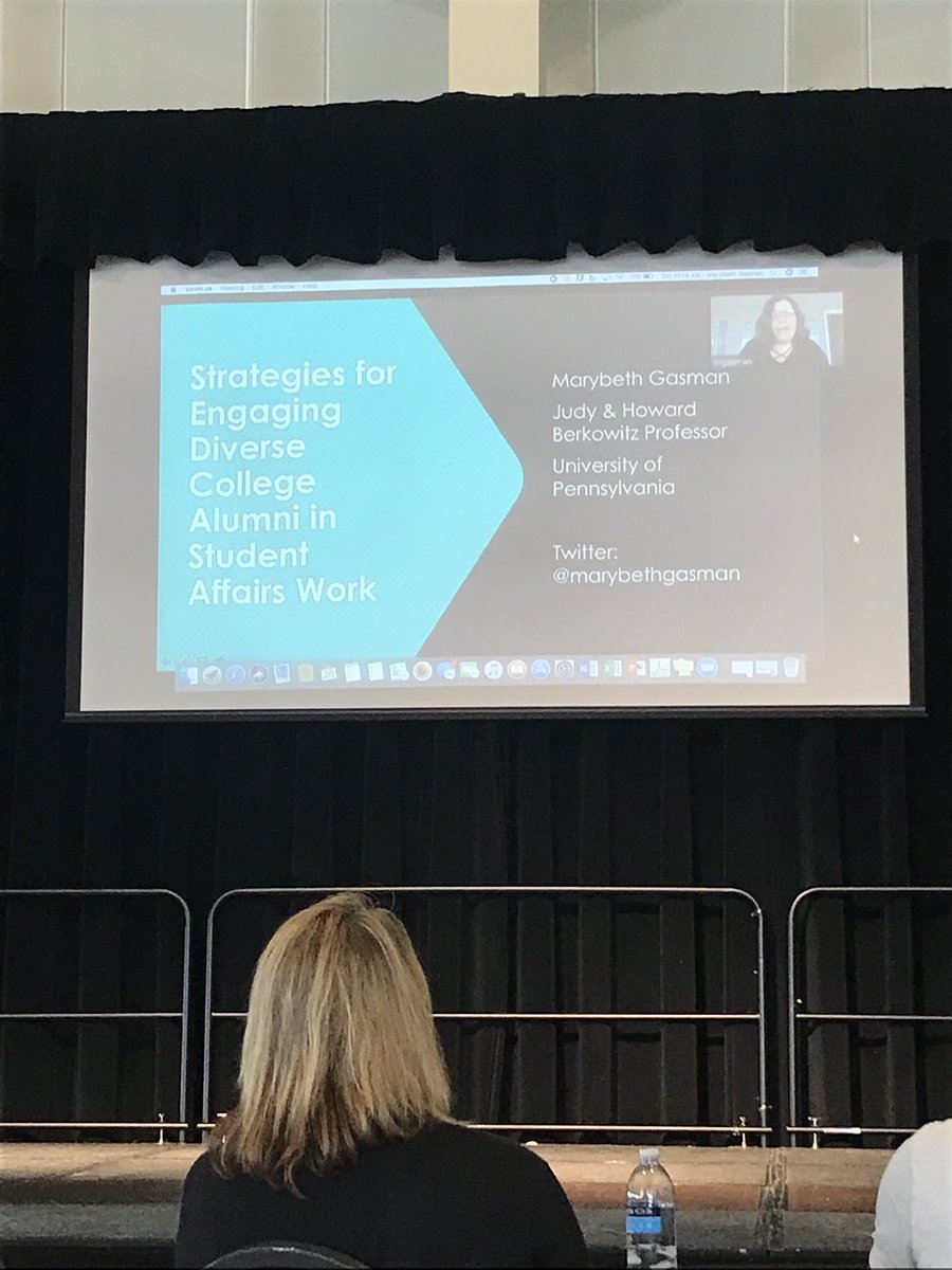 CampusESP's tweet photo. As #SAFC18 wraps we are so excited to hear from Philly’s own @marybethgasman (virtually!). Thanks for a great conference @NASPAtweets and @ualbany #sachat #highered https://t.co/IuQwM5y70J