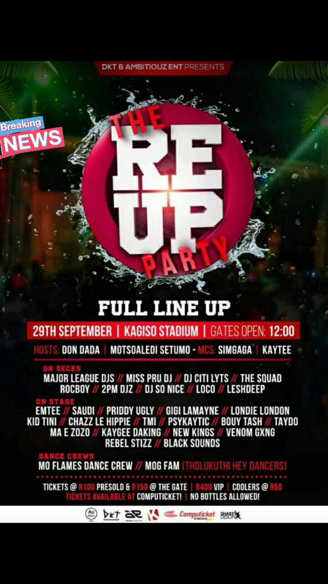 Be there or be told <a href="/TheReUpParty/">#HappySpringDay2020</a>  in partnership with <a href="/Ambitiouz_Ent/">Ambitiouz Entertainment</a> 29 September 2k18 catch me there with my new merchandise 🔥👕👖👟