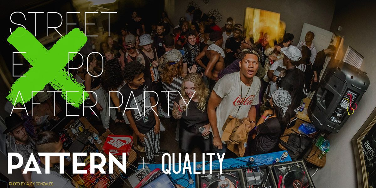 PatternIndy's tweet image. You've got till noon to grab your online tix to PATTERN STREETExPO3 After Party! Only $7 + you get 2 drinks on the house! buff.ly/2L4e63R #patternindy