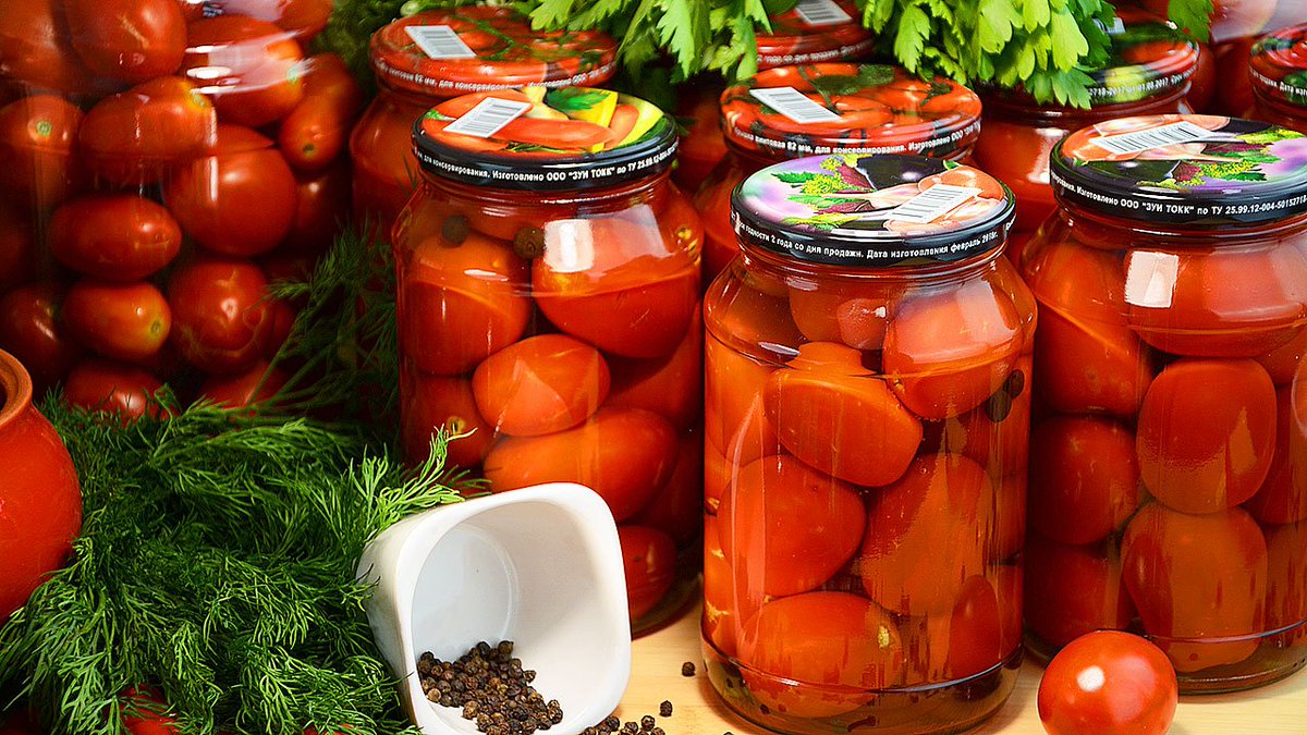 Картинка маринованных помидоров на зиму