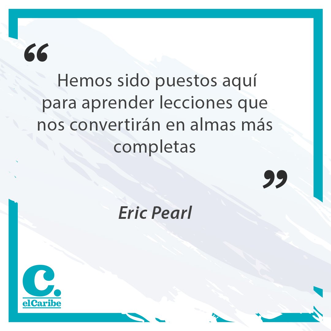 ElCaribeRD's tweet photo. Buenos días, siempre tener presente que estás aquí para dar o recibir... #EricPearl #palabrasdevida #reflexion #inspiración https://t.co/HvXHiHn6GM