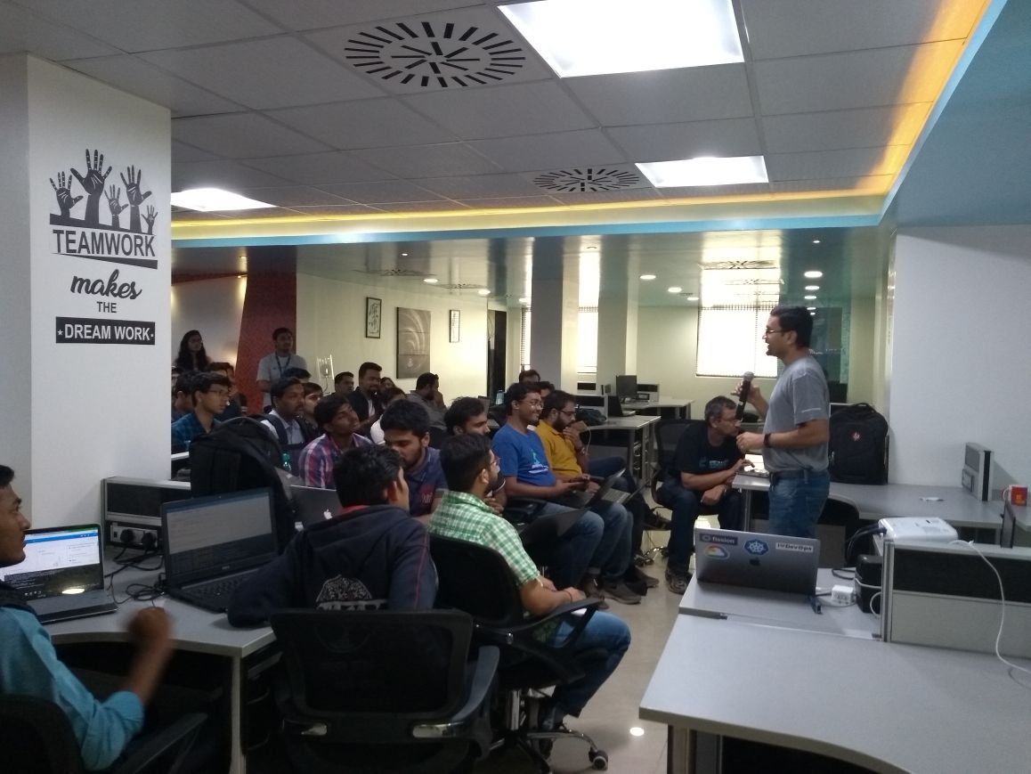 TudipTech's tweet image. Tudip Technologies hosted a workshop with @PuneDevsCom about the Google cloud Next '18 Extended. Today's speaker @vishal_biyani, Chinmay Kulkarni and @Jayesh_Ahire1 shared their knowledge with the technology connoisseurs.
#Qwiklabssession #CloudMLEngine #CloudNaturalLanguageAPI